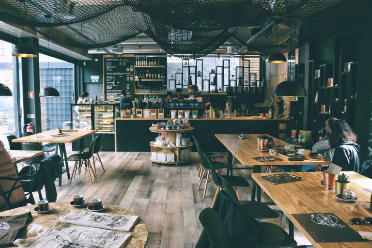 Bar and seating
